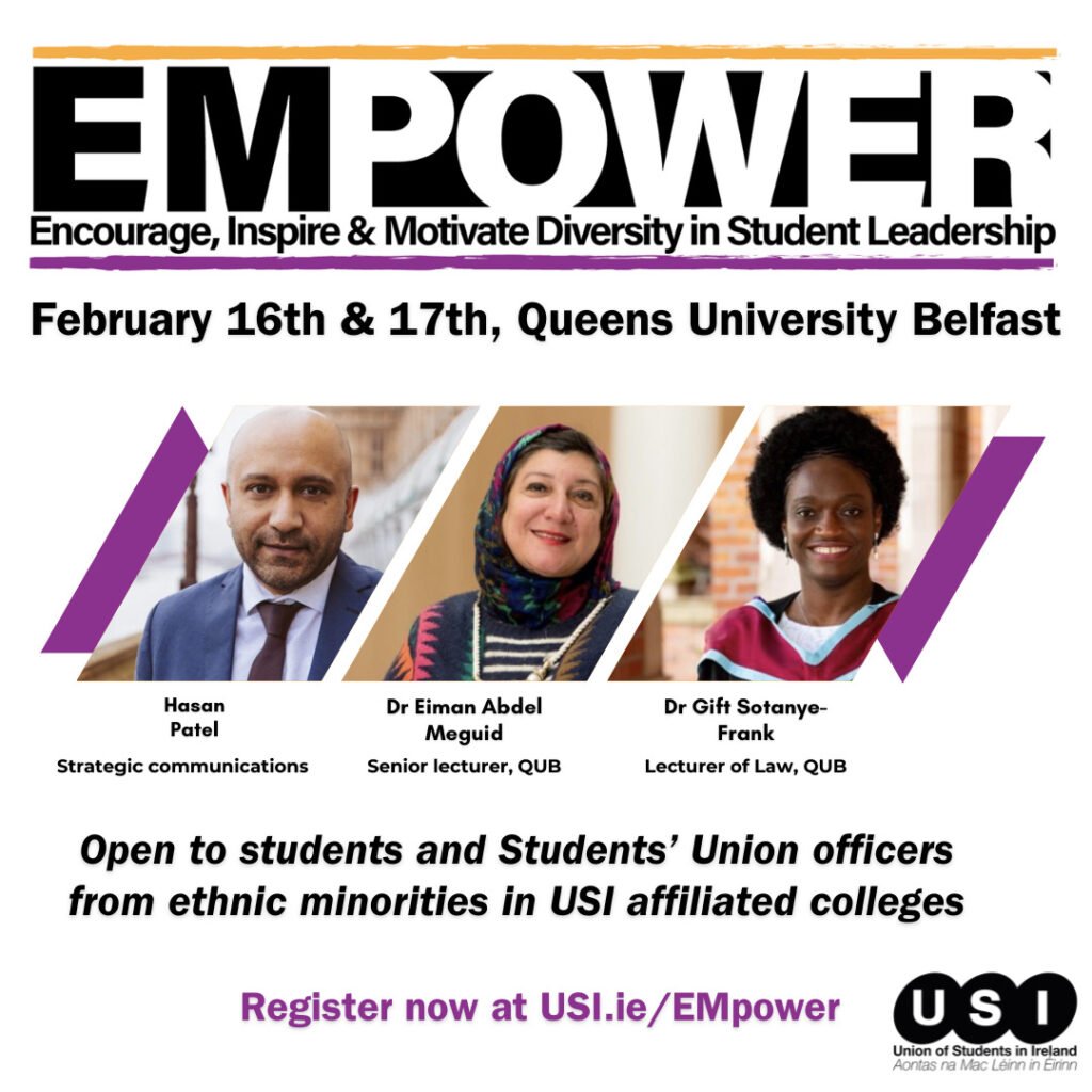 EMpower 2024 takes place on the 16th and 17th of February at Queens University Belfast